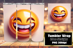 Exceptional 20oz Tumbler Design , 3D Emoji Product Image 1