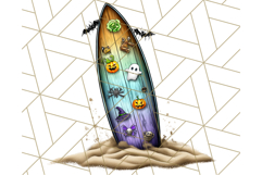 Summerween Beach Party Clipart PNG, Halloween Beach Art Product Image 4