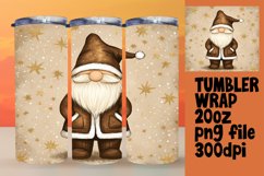Cute Gnome Christmas Wrap 20oz Sublimation PNG Product Image 1
