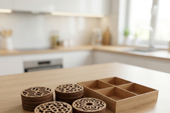 Laser Cut Coaster Bundle with Box Geometric and Playing Card Product Image 8