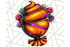Haunted Treats Clipart PNG, Halloween Candy Art Product Image 4