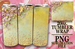 Glamorous Leopard Print Tumbler Wrap: Sublimation - 20oz Product Image 1