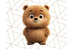 Chunky Kawaii Woodland Critters PNG Clipart, Cute Animals Product Image 4
