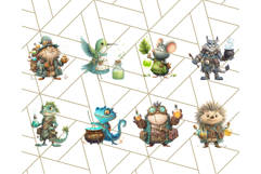 Forest Alchemist Animals Clipart PNG, Fall Animal Png Product Image 4