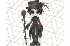Gothic Halloween Clipart Dark Aesthetic PNG, Halloween Png Product Image 4