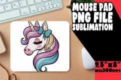 Playful DESK mat Fun Sublimation, Unicorn Product Image 1
