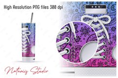 Monogram Sneaker patterns for 20oz SKINNY TUMBLER. Product Image 4