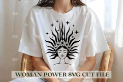 90 Woman Power SVG Design, Feminist SVG for Cutting Machine Product Image 9