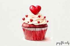 Red Valentines Day Clipart PNG Product Image 1
