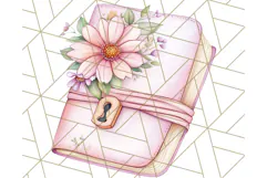Bookish Fairy PNG Clipart, Whimsical Reading Elements Png Product Image 4