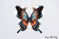 Smoke Butterflies Clipart PNG Product Image 1