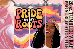 BLISSFUL MEMORIES 20oz TUMBLER WRAP, Black Woman Product Image 1