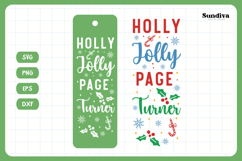 30 Christmas Bookmark Sayings SVG For Book Lovers Bundle Product Image 6