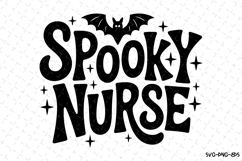Spooky Nurse Svg | Halloween Svg | Svg Cut Files Product Image 1