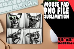 Hilarious Dog Photo Sublimation Mouse Pad Template for Craft Product Image 1