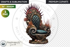 Deep Sea Fantasy Clipart PNG, Mermaid, ocean mythology Product Image 1