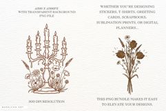 Aesthetic Spring Reading Clipart - Spring Bundle Product Image 2