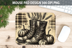 Boots Mouse pad Sublimation - Thanksgiving PNG Design Product Image 1