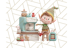 Santa’s Workshop PNG Clipart Elves, Toys &amp; Gifts Clip Art Product Image 4