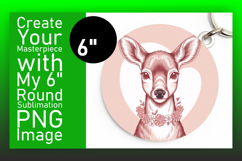 Stylish Round Design for Coasters , Valenines Animals Product Image 1