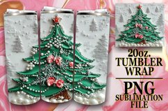 COZY VIBES 20oz TUMBLER WRAP, Christmas Product Image 1