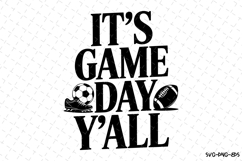 It&#039;s Game Day Y&#039;all Svg | Sport Svg | Svg Cut Files | Cricut Product Image 1
