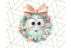 Kawaii Christmas Yeti PNG Clipart, Cute Bigfoot Holiday Art Product Image 4