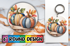 Joyful Circle Designs for Parties, Pumpkin Watercolor Product Image 1