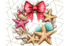 Christmas Penguins The Beach Clipart PNG, Tropical Holiday Product Image 4