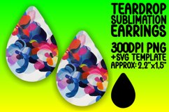 Enchanting Blossom Teardrop Earrings Product Image 1