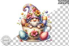 Easter Gnome Sublimation - Clipart PNG Design Product Image 1