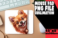 Charming Funny Dog Lover Joy Mousepad PNG Product Image 1