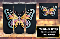 GIFT-WORTHY 20oz Tumbler Template , Butterfly Product Image 1