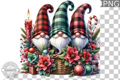 Christmas Gnome Sublimation - Clipart PNG Bundle Product Image 5