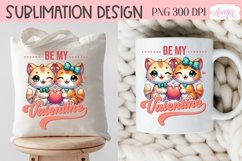 Be my Valentine PNG sublimation, Valentine&#039;s day sublimation Product Image 4
