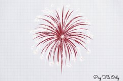 Happy New Year Fireworks Clipart PNG Product Image 1
