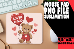 Enchanted Desk Pad PNG Style, Religious Product Image 1