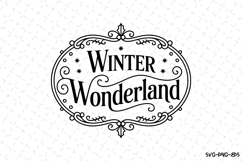 Winter Wonderland Svg | Christmas Svg | Svg Cut Files Product Image 1
