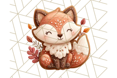 Fall Gingerbread Cookie PNG Clipart, Autumn Cookies Clip Art Product Image 4