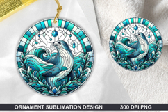 Animals Stained Glass Ornament Bundle, 30 High-Quality PNG Product Image 11