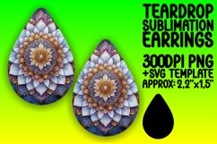 Unique Teardrop Design for DIY , Mandala Product Image 1