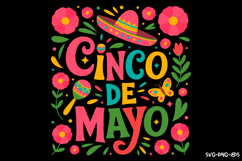 Cinco De Mayo Svg Design | Svg Files for Cricut Product Image 1
