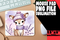 CHEERFUL MOUSE PAD INSPIRATIONAL PNG, Cute Animals Product Image 1