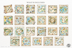 Summer Travel Maps Clipart Product Image 4