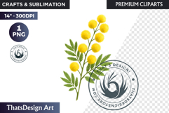Flower Clipart PNG, Botanical Illustration Floral graphic Product Image 1