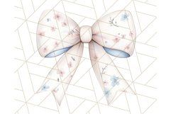 Pastel Blue Fairy Garden Clipart, Enchanted Cottagecore Png Product Image 4