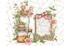 Cottagecore Apothecary PNG Clipart, Rustic Potions &amp; Herbs Product Image 4