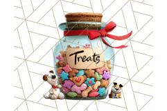 Pet Shop Clipart, Cute Big Eyed Animals, Kawaii Pets PNG Product Image 4