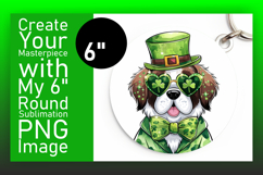Cute Round Design Coaster Template , St Patrick Product Image 1