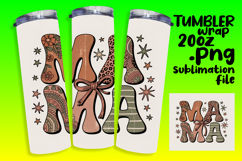 Customizable 20oz Tumbler File , Mama Product Image 1